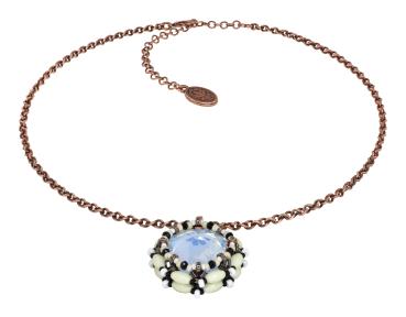 black/white - African Kiss - Konplott necklace
